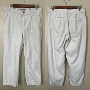 Everlane High-Rise Cropped Straight Leg Corduroy Pants Size 28